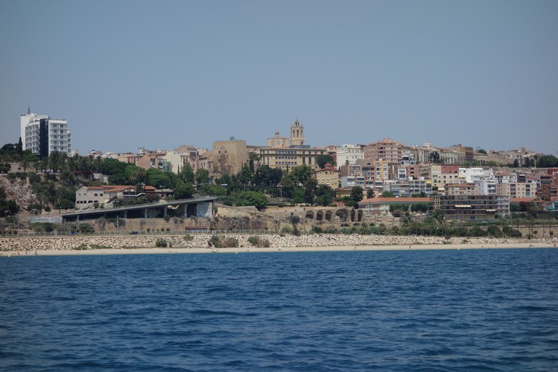 Tarragona vom Meer aus